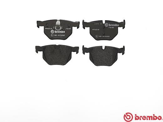 Placute frana BREMBO P06033
