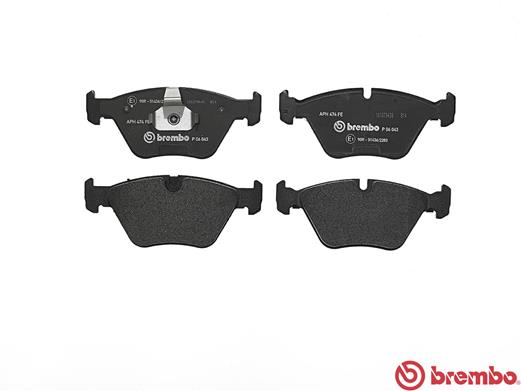 Placute frana BREMBO P06043
