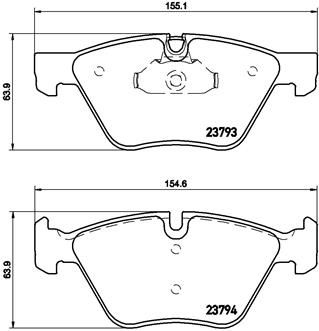 Placute frana BREMBO P 06 057