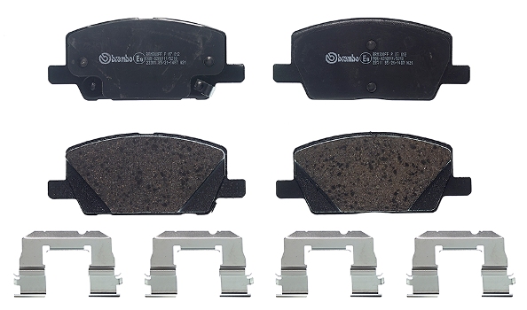 Placute frana BREMBO P07012