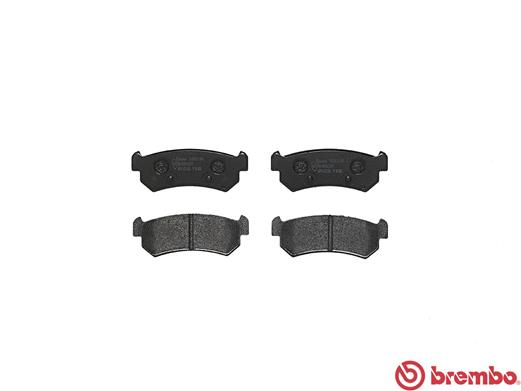 Placute frana BREMBO P10001