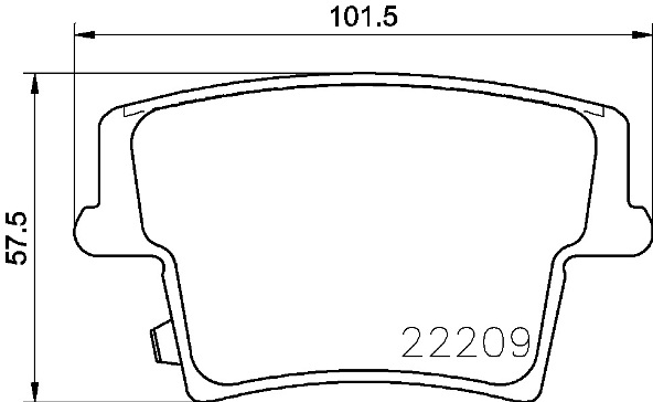 Placute frana BREMBO P 11 040