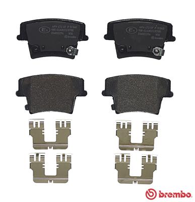 Placute frana BREMBO P11040