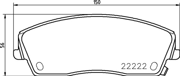 Placute frana BREMBO P 11 041