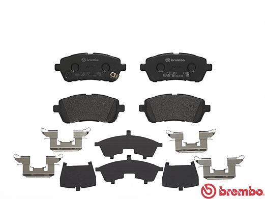 Placute frana BREMBO P16013