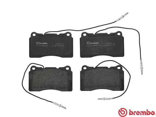 Placute frana BREMBO P23082