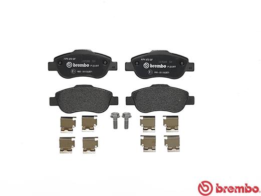 Placute frana BREMBO P23097