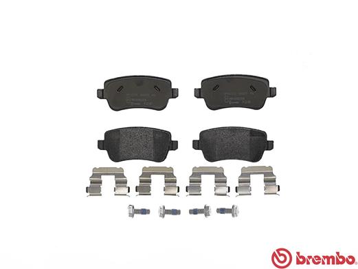 Placute frana BREMBO P23101