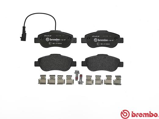 Placute frana BREMBO P23107