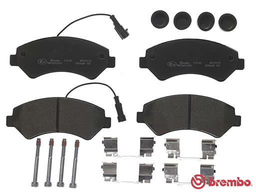 Placute frana BREMBO P23161
