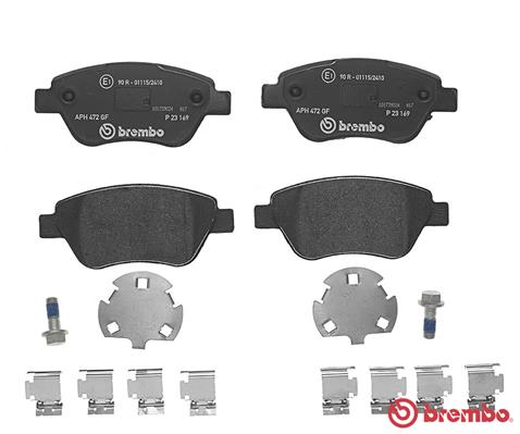Placute frana BREMBO P23169