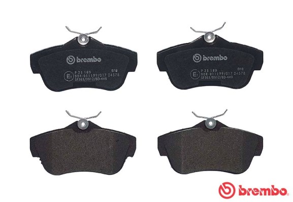 Placute frana BREMBO P23189