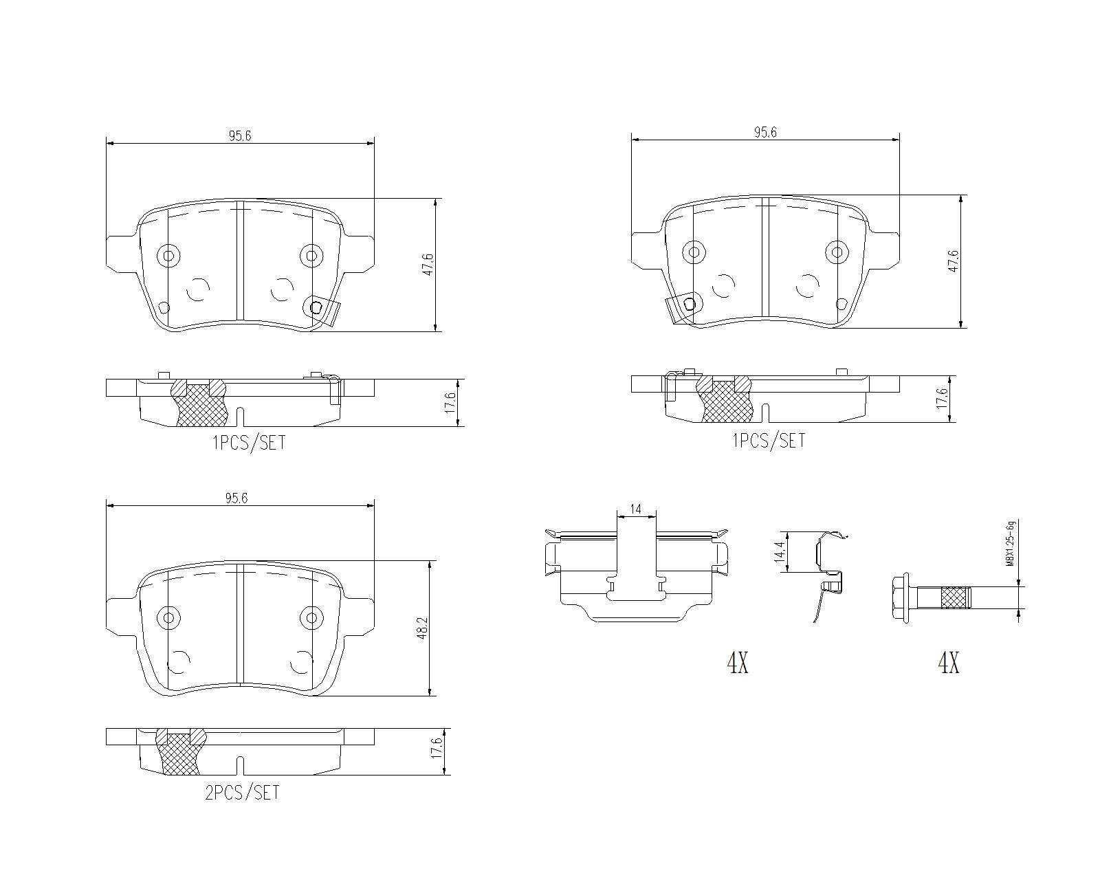 Placute frana BREMBO P 23 190