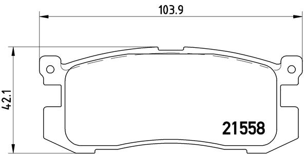 Placute frana BREMBO P 24 025