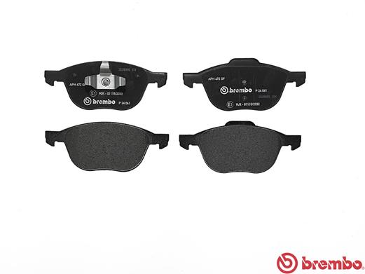 Placute frana BREMBO P24061