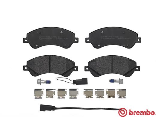 Placute frana BREMBO P24065
