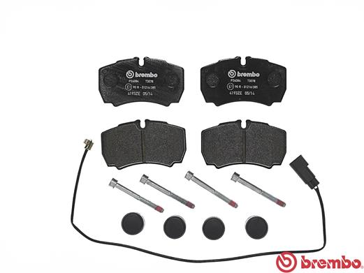 Placute frana BREMBO P24084