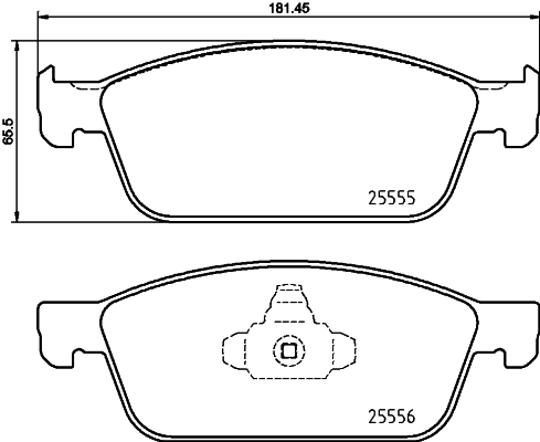Placute frana BREMBO P 24 199