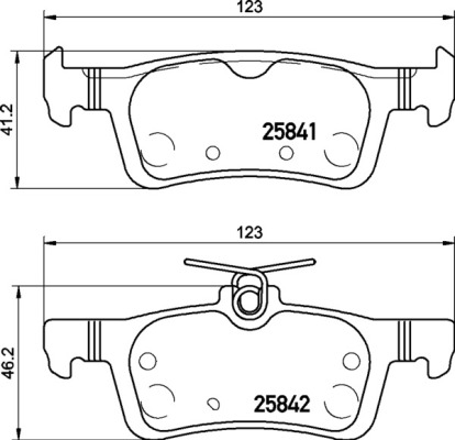 Placute frana BREMBO P 24 204