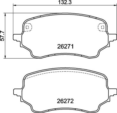 Placute frana BREMBO P 24 236