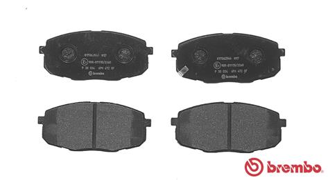 Placute frana BREMBO P30034