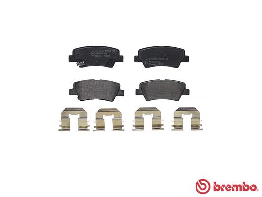 Placute frana BREMBO P30067