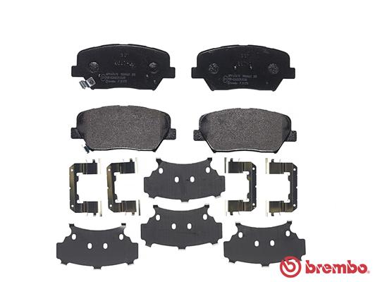 Placute frana BREMBO P30070