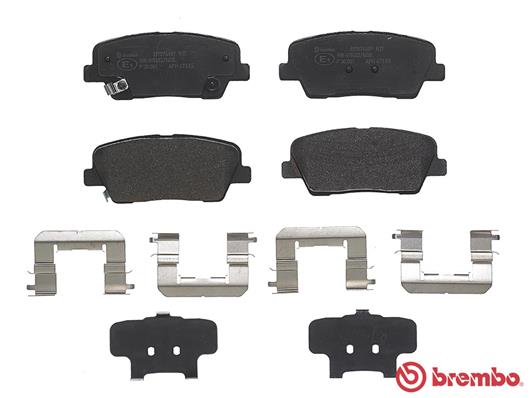 Placute frana BREMBO P30081