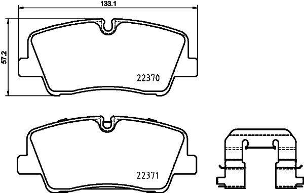 Placute frana BREMBO P 30 085