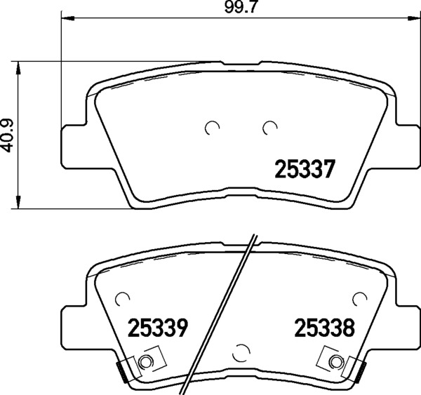 Placute frana BREMBO P 30 094