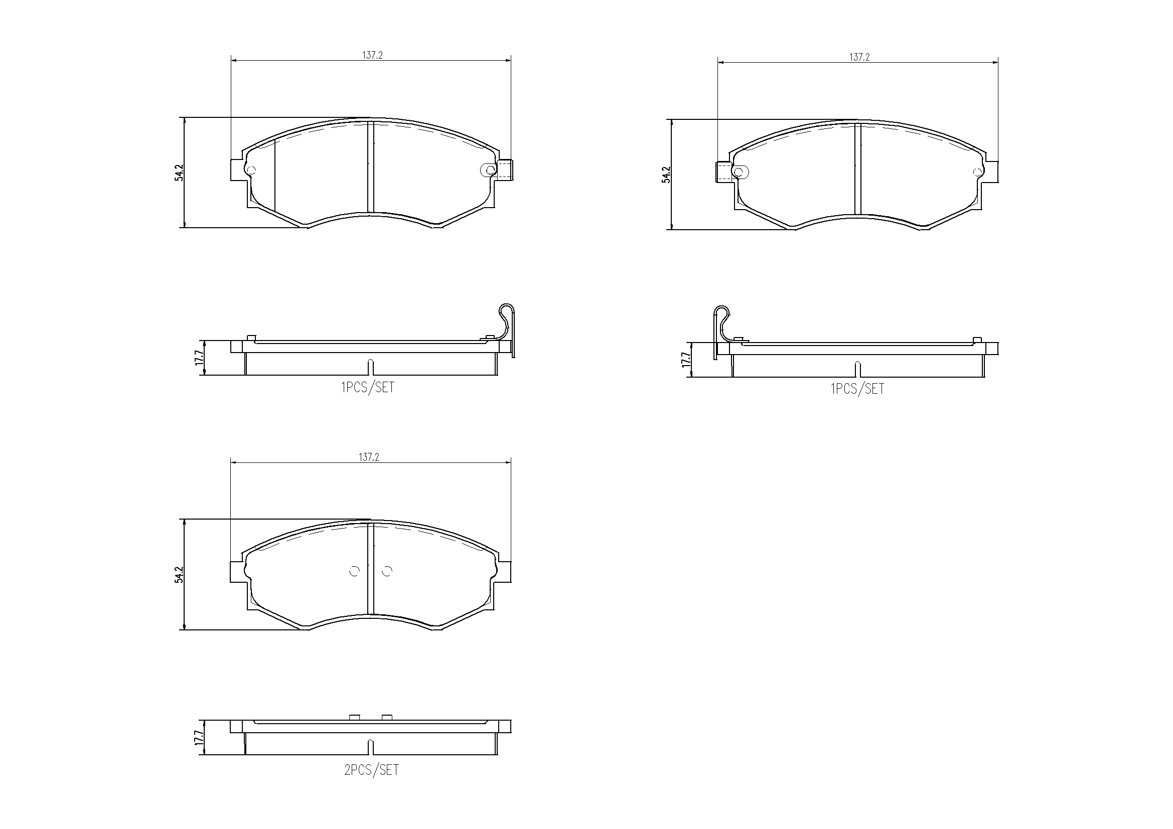 Placute frana BREMBO P 30 097