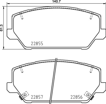 Placute frana BREMBO P 30 102
