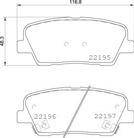 Placute frana BREMBO P 30 105