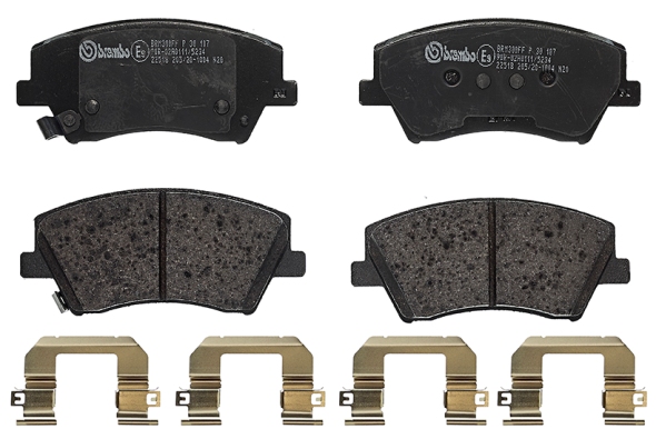Placute frana BREMBO P30107