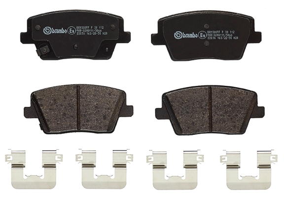 Placute frana BREMBO P30112