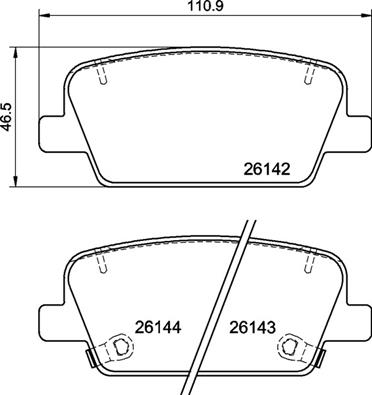 Placute frana BREMBO P 30 118