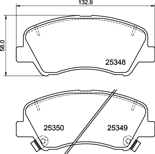Placute frana BREMBO P 30 122