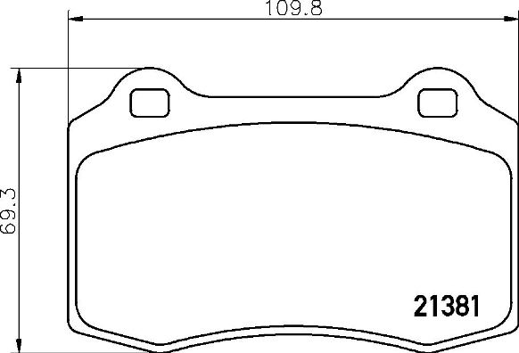 Placute frana BREMBO P 36 020