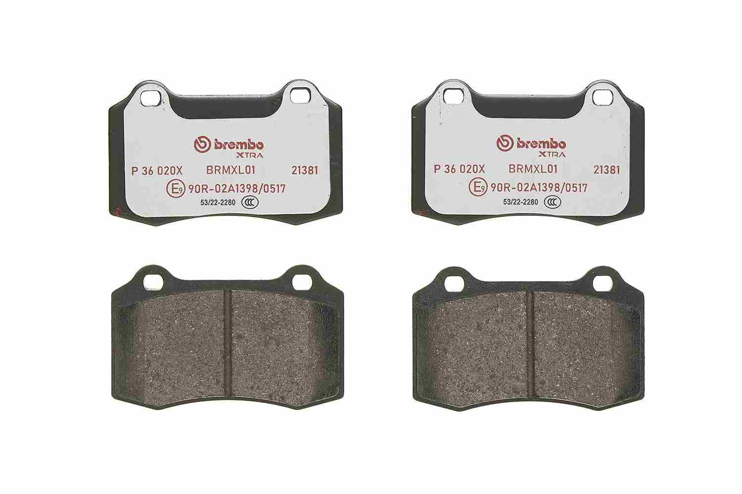 Placute frana BREMBO P36020X