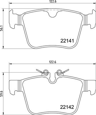 Placute frana BREMBO P 36 037