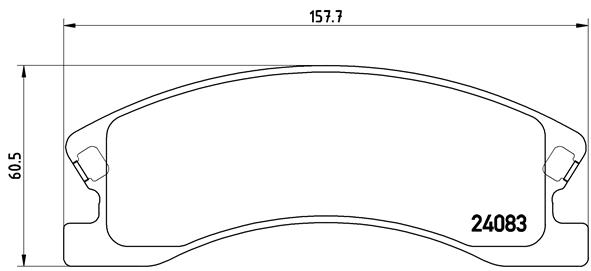 Placute frana BREMBO P 37 008
