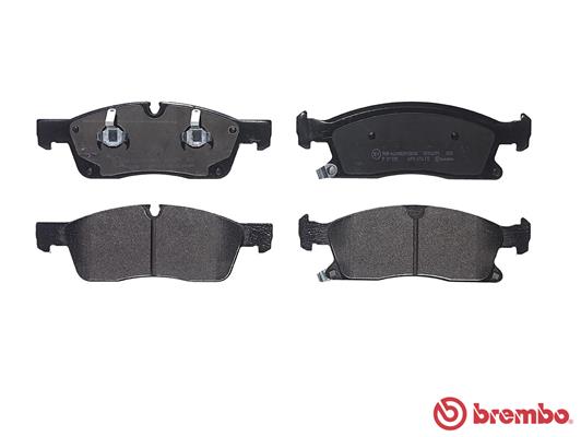 Placute frana BREMBO P37015