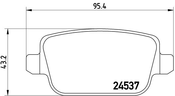 Placute frana BREMBO P 44 017