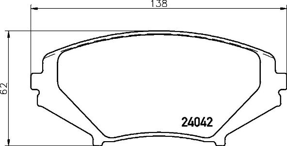 Placute frana BREMBO P 49 034