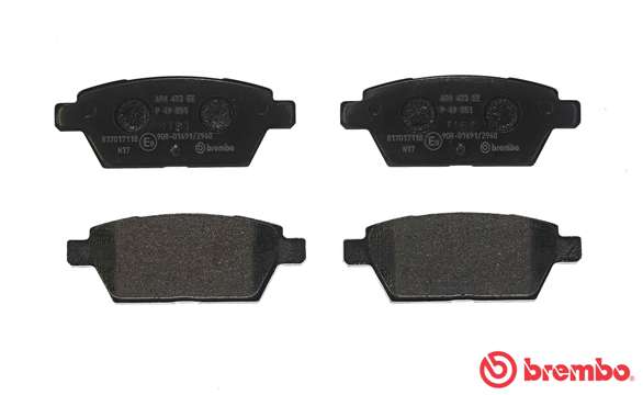 Placute frana BREMBO P49051