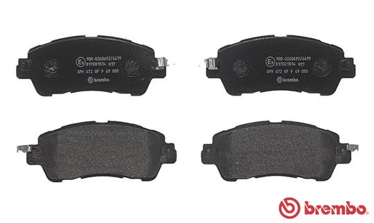 Placute frana BREMBO P49055