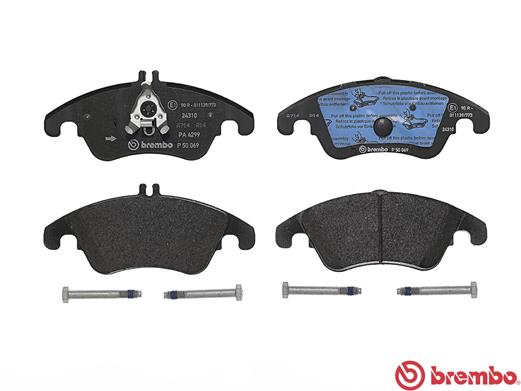 Placute frana BREMBO P50069