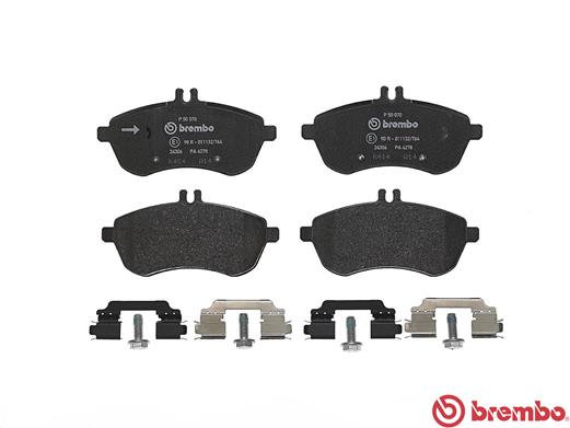 Placute frana BREMBO P50070