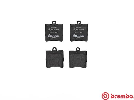 Placute frana BREMBO P50072
