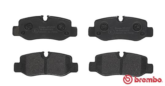 Placute frana BREMBO P50126